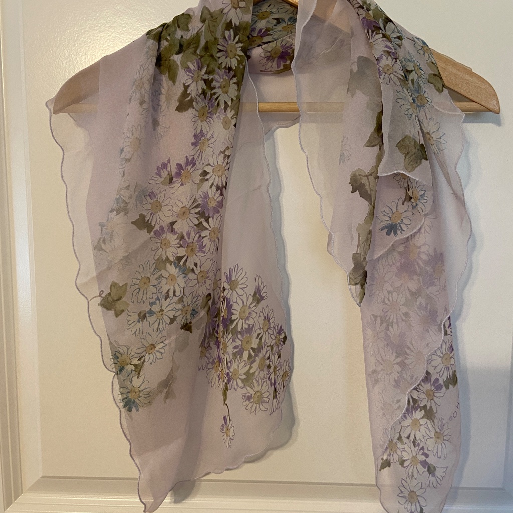 Vintage Echo 100 Silk Scarf